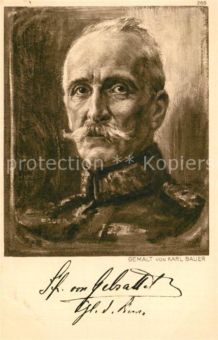 Militaria Generaele Stab Deutschland K?nstler Karl Bauer