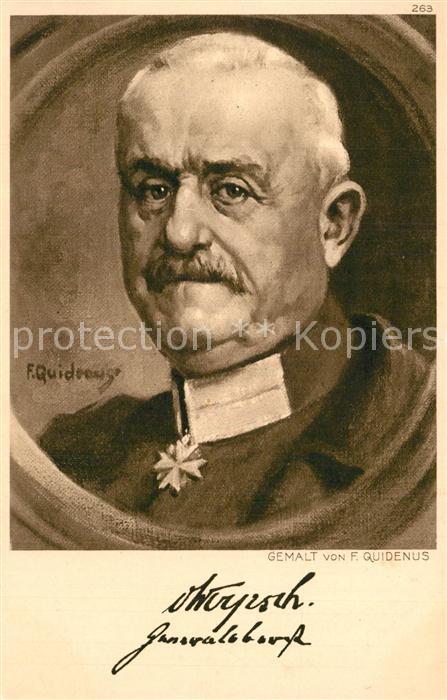 Militaria Generaele Stab Deutschland Remus von Woyrsch K?nstler F. Quidenus