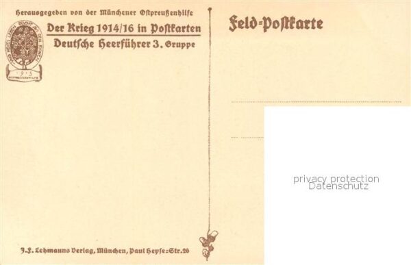 Militaria Generaele Stab Deutschland K?nstler F. Quidenus – Bild 2