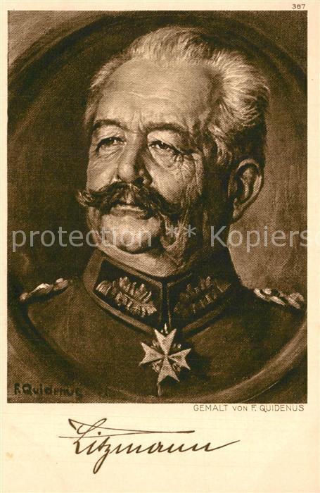Militaria Generaele Stab Deutschland Karl Litzmann K?nstler F. Quidenus