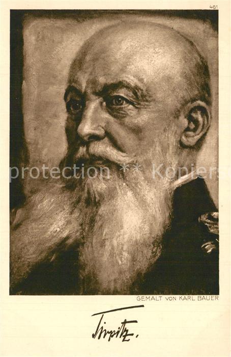 Marine Alfred von Tirpitz K?nstler Karl Bauer