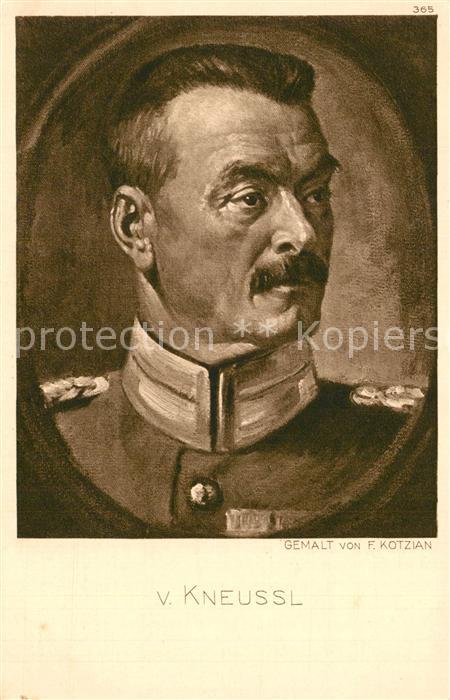 Militaria Generaele Stab Deutschland Paul von Kneussl K?nstler F. Kotzian