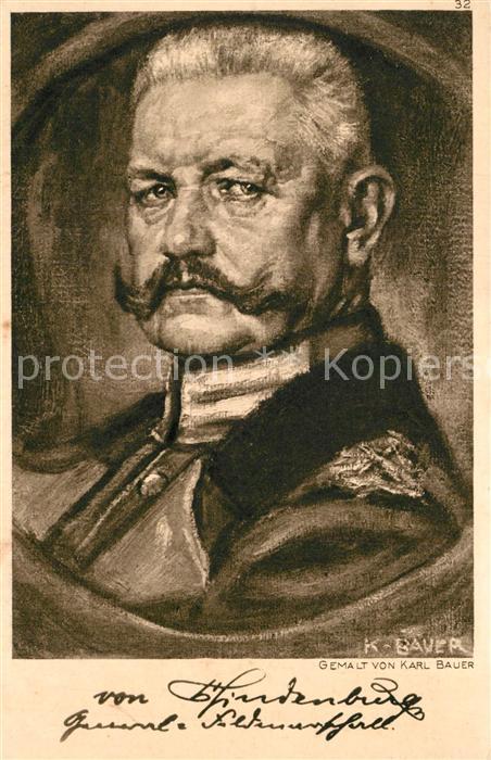 Hindenburg K?nstler Karl Bauer