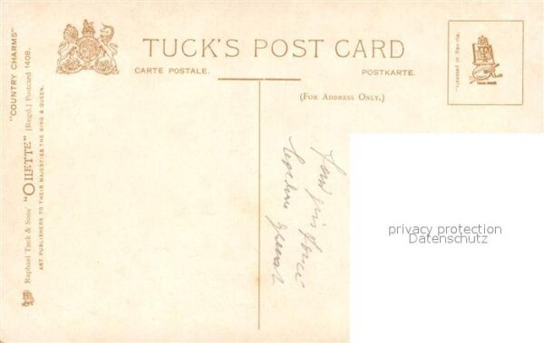Verlag Tucks Oilette Nr. 1408 The Rich Repose of Autumn – Bild 2