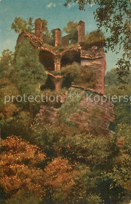 Hoffmann Heinrich Heidelberg Gesprengter Turm oder Krautt