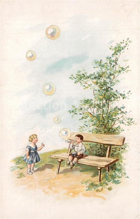 Kinder Child Enfants Seifenblasen