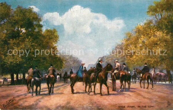 Verlag Tucks Oilette Nr. 7224 Hyde Park London