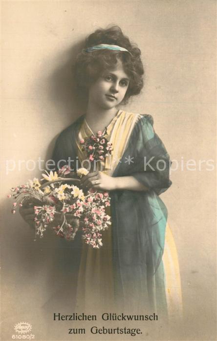 Foto Amag Nr. 61080/2 Geburtstag Frau