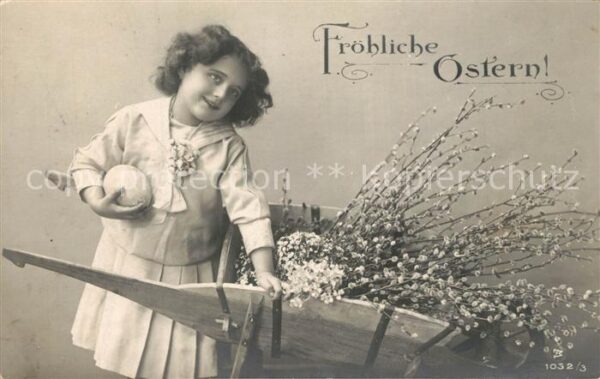 Ostern Easter Paques Kind Weidenk?tzchen Foto-PM-Nr. 1032/3