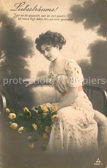 Foto PH Nr. 6860-4 Liebestr?ume Frau Blumen