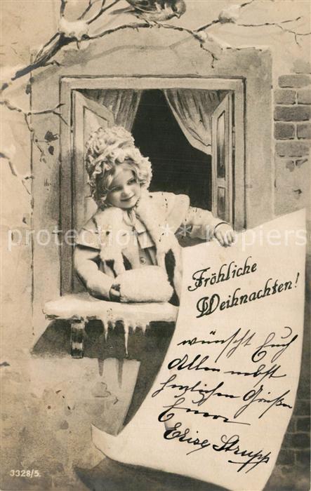 Weihnachten Kind Muff