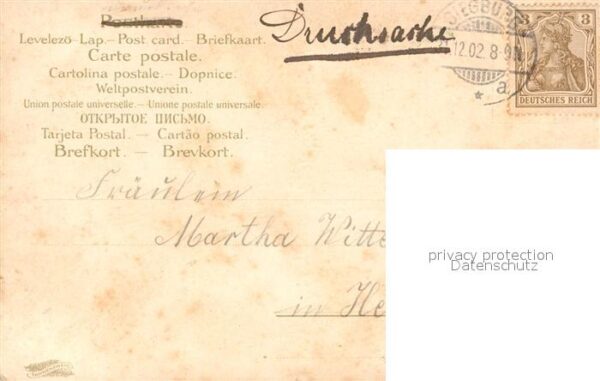 Neujahr Efeublatt Litho – Bild 2