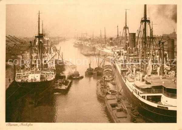 Hafenanlagen Bremen Freihafen Schiffe