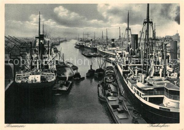 Hafenanlagen Bremen Freihafen Schiffe