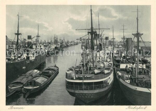 Hafenanlagen Bremen Freihafen II Schiffe