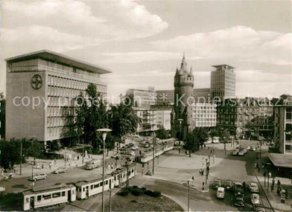 Strassenbahn Frankfurt am Main Eschenheimer Turm