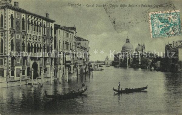 Venezia Venedig Canal Grande Chiesa della Salute e Pala
