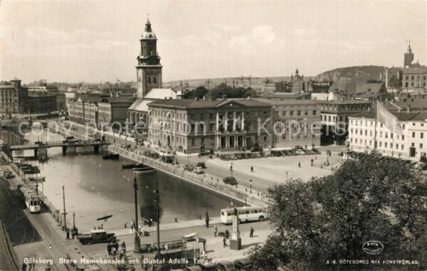 Goeteborg Stare Hamnkanalen och Gustaf Adolfs Tor
