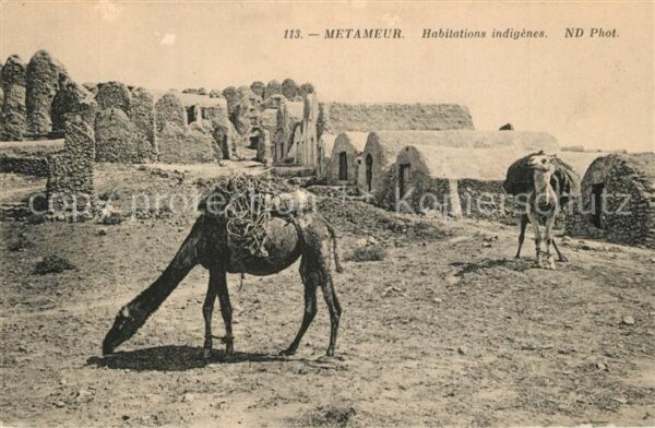 Metameur habitations indigenes