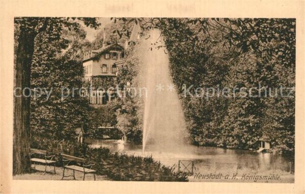 Neustadt Haardt Königsmühle Fontäne
