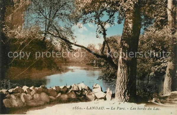 Landau Pfalz Le Parc Les bords du Lac