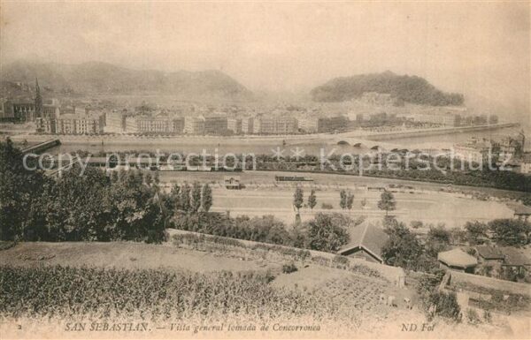 San Sebastian  Pais Vasco ES Vista general lomada de Concorronca