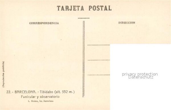 Barcelona Cataluna Tibidabo Funicular y observatorio – Bild 2
