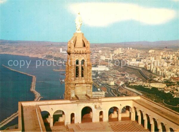 Oran La ville et le Port vus de Santa Cruz