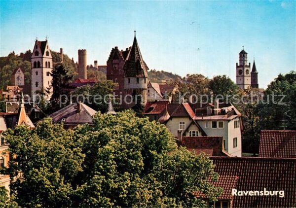 Ravensburg Wuerttemberg Stadt der Türme und Tore