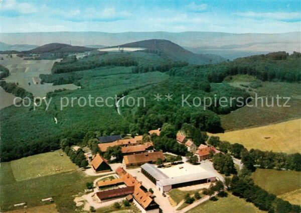 St Johann Wuerttemberg Gestütshof St Johann Fliegeraufnahme
