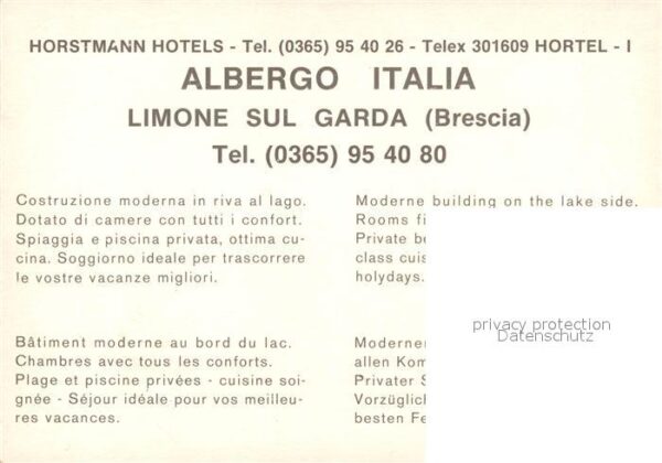 Limone sul Garda Horstmann Hotels Details – Bild 2
