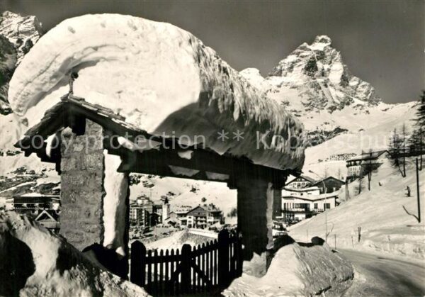 Breuil Cervinia Scorcio panoramico e Monte Cervino