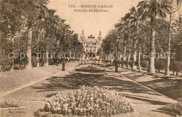 Monte-Carlo Casino et Jardins