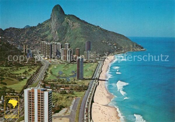 Rio de Janeiro Vista aérea de Sao Conrado