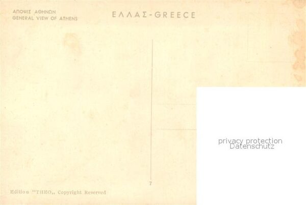 Athen Griechenland Stadtpanorama – Bild 2