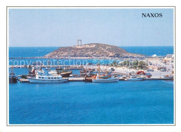 Naxos Panorama Küste Hafen