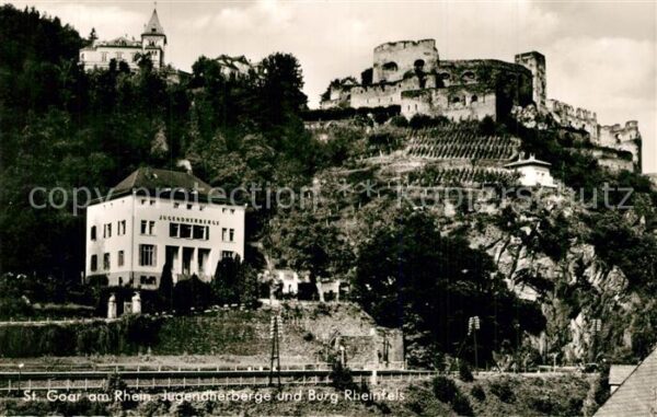 St Goar Jugendherberge und Burg Rheinfels
