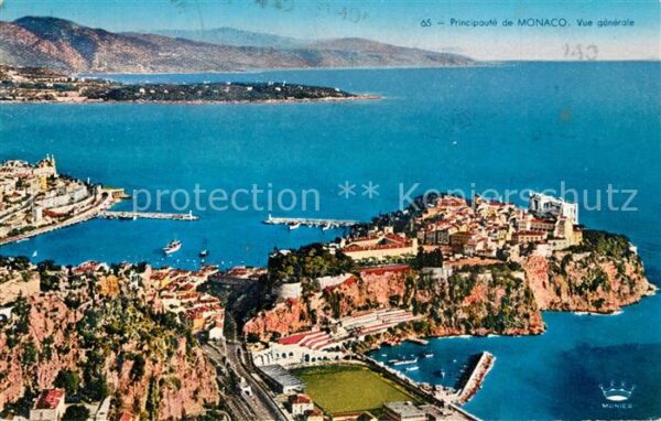 Monaco Fliegeraufnahme