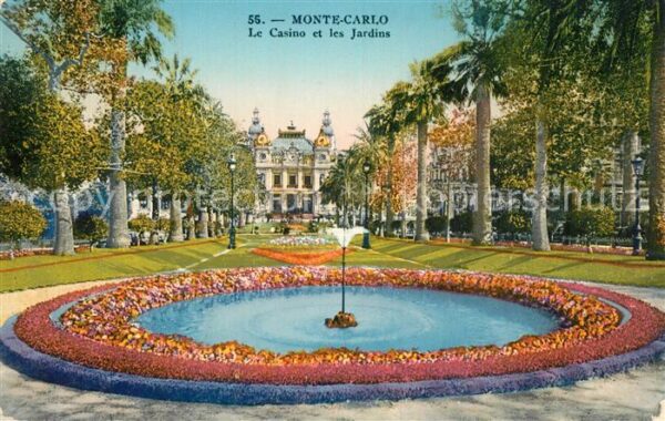 Monte-Carlo Casino et Jardins
