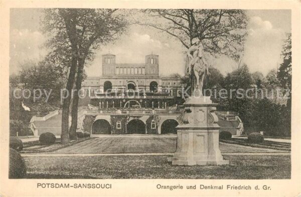 Potsdam Sanssouci Orangerie Denkmal Friedrich d