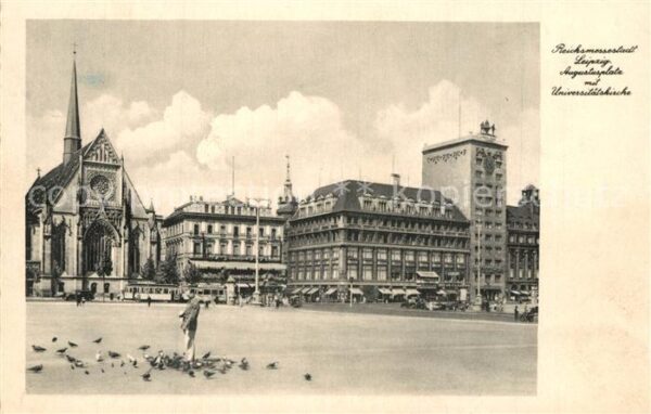 Leipzig Augustusplatz Reichsmessestadt