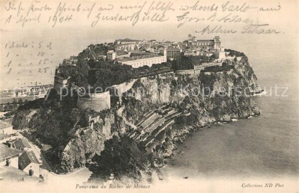 Monaco Fliegeraufnahme Rocher
