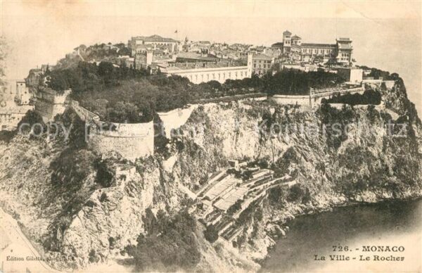 Monaco Fliegeraufnahme La Ville Le Rocher