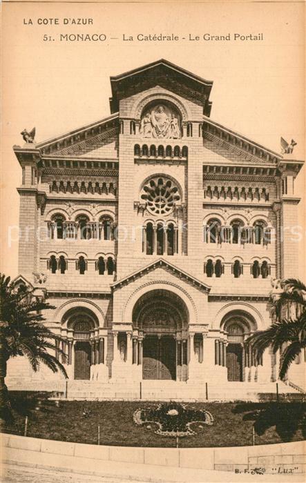 Monaco Catedrale Grand Portail