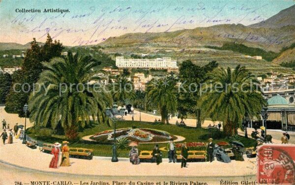 Monte-Carlo Les Jardins Place du Casino et Riviera