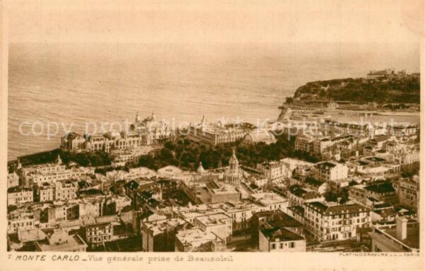 Monte-Carlo Fliegeraufnahme