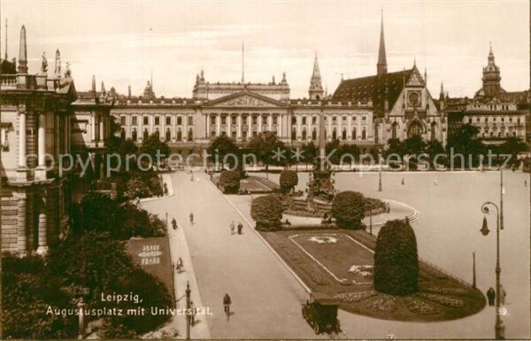 Leipzig Augustusplatz mit Universit