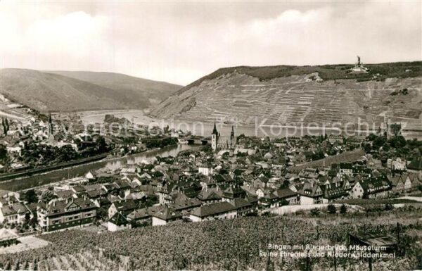 Bingen Rhein Bingerbr?ck M?useturm Ruine-Ehrenfels N