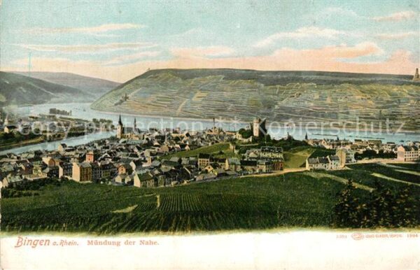 Bingen Rhein mit Nahem?ndung