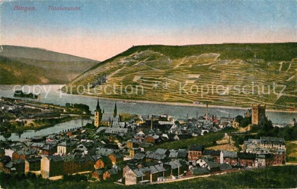Bingen Rhein mit Nahem?ndung